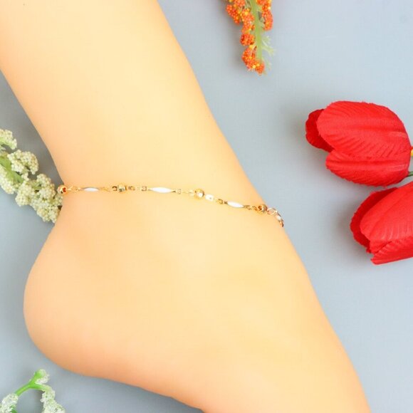 "Handmade Anklet – A Stylish Choice for Women, Thoughtful Gift Idea, EVCH1685 - Picture 6 of 10